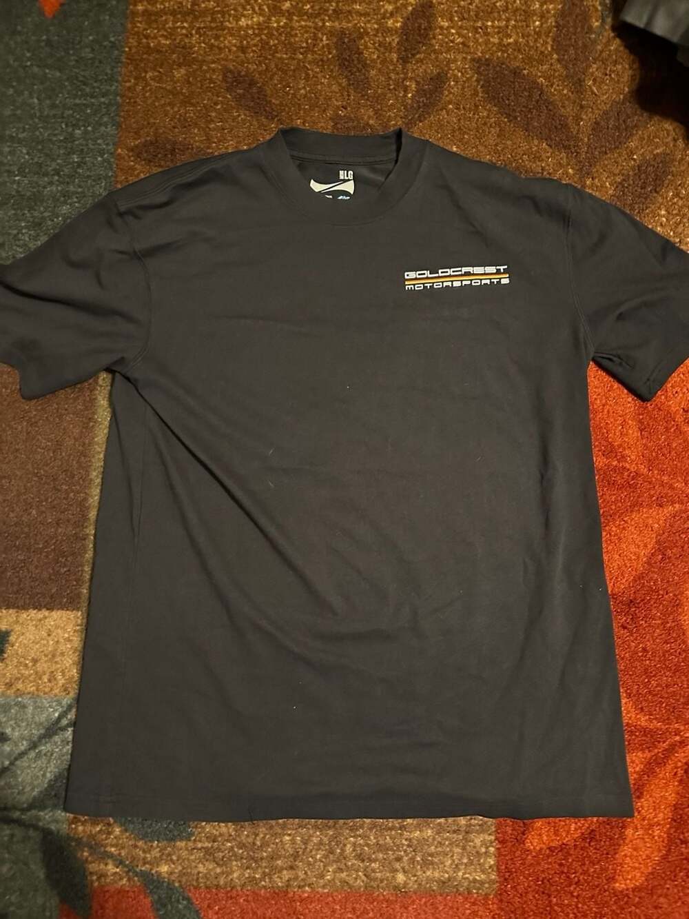 Zorrel Goldcrest Motorsports Porsche Black T-Shirt Size LG